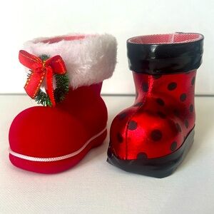 Cute Vintage Santa Boots